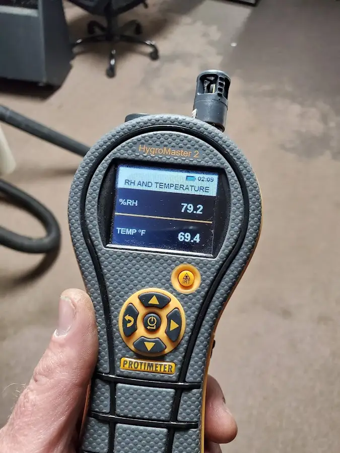 Moisture meter humidity assessment for Mold Remediation & Removal in Wichita Falls