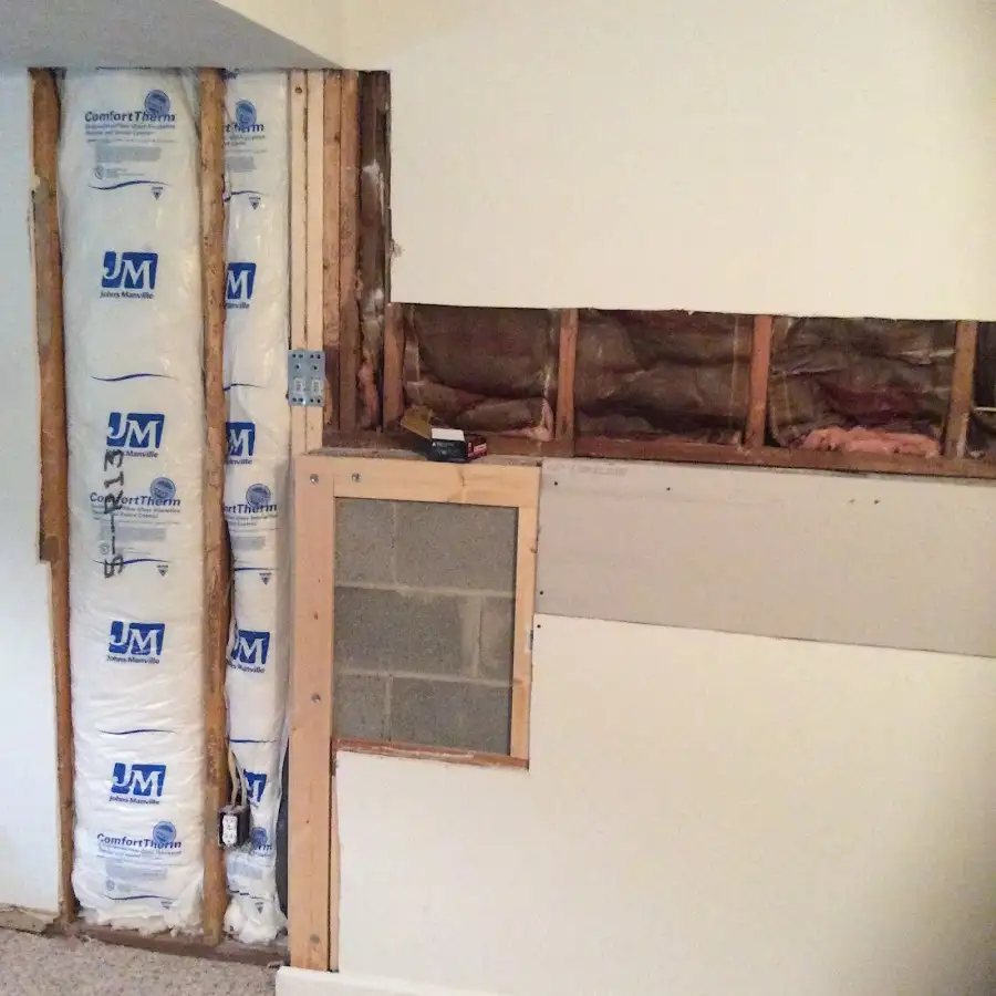 Wall insulation replacement during Odor Removal & Deodorization in Wichita Falls